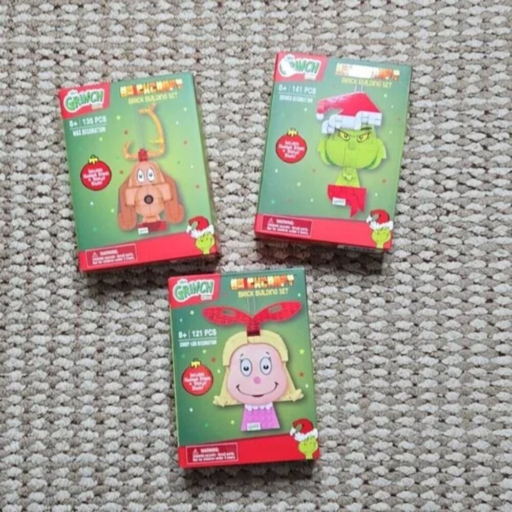 The Grinch Dr. Seuss Brick Buiding Lot Brickcraft Lego Cindy Lou Max Christmas